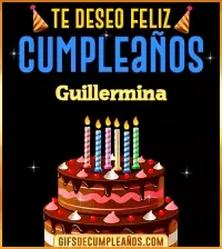 GIF Te deseo Feliz Cumpleaños Guillermina